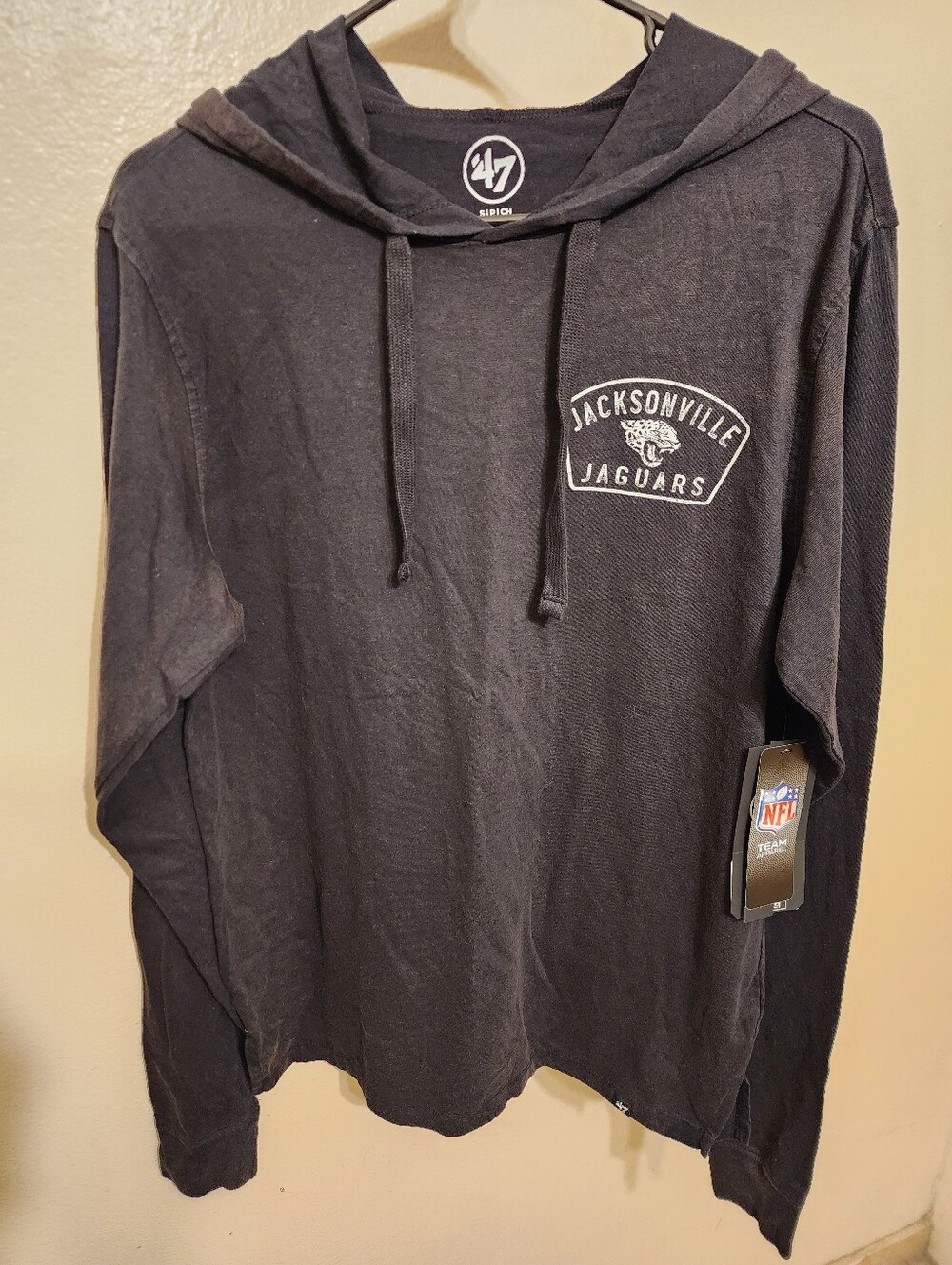 47 Brand Jacksonville Jaguars Black Hooded Pullover